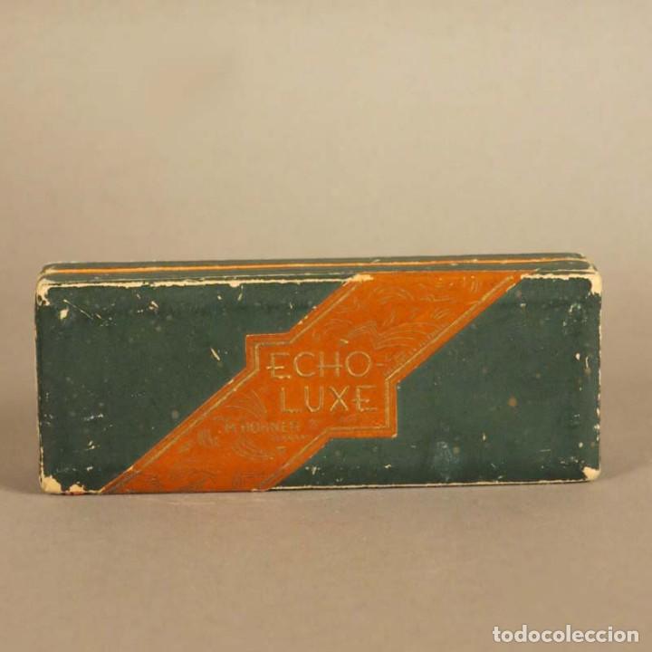 Instrumentos musicales: Raro!! Antigua armonica Hohner Echo Luxe con su caja original. Alemania 1930 - 1935 - Foto 4 - 166811094