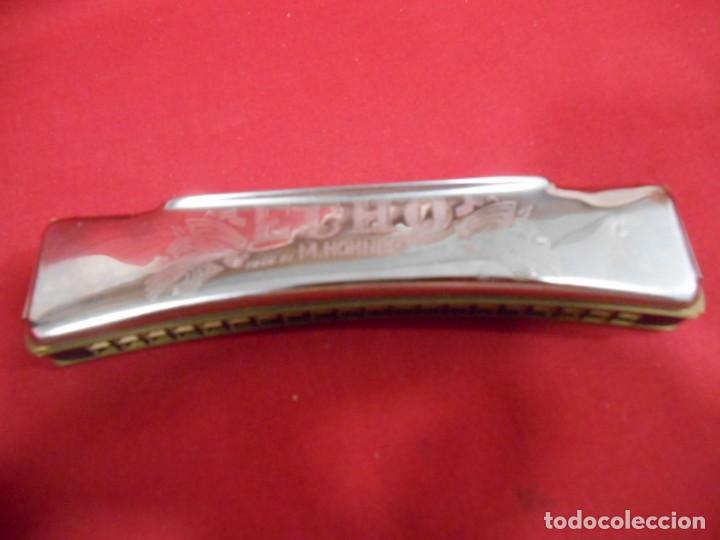 Instrumentos musicales: HARMONICA,HOHNER MODELO ECHO - MADE IN GERMANY - - Foto 3