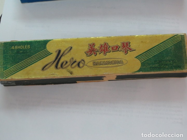 Instrumentos musicales: HARMONICA HERO EN METAL EN CAJA ORIGINAL - Foto 3