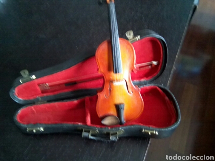 Instrumentos musicales: Viol&iacute;n miniatura decorativo - Foto 3