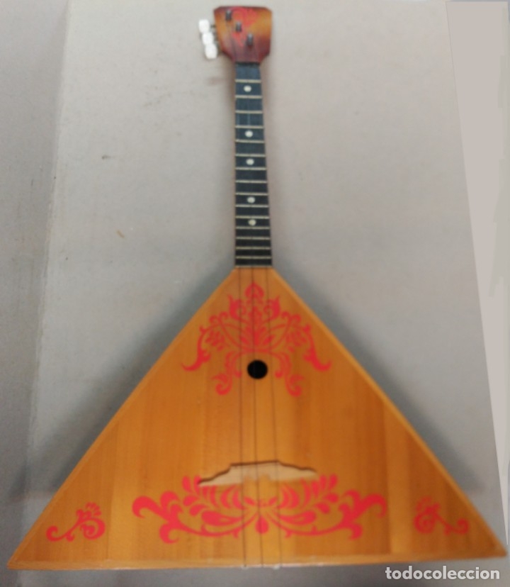 Instrumentos musicales: BALALAICA EN MADERA, INSTRUMENTO DE CUERDA - Foto 7