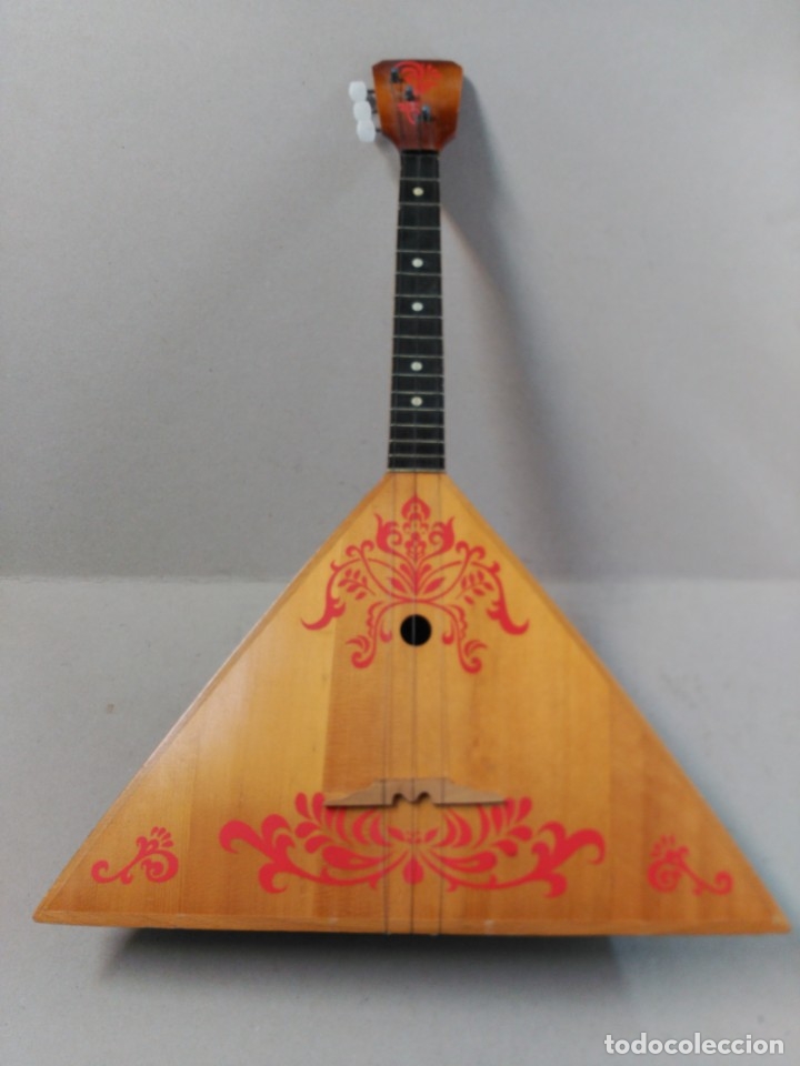 Instrumentos musicales: BALALAICA EN MADERA, INSTRUMENTO DE CUERDA - Foto 16
