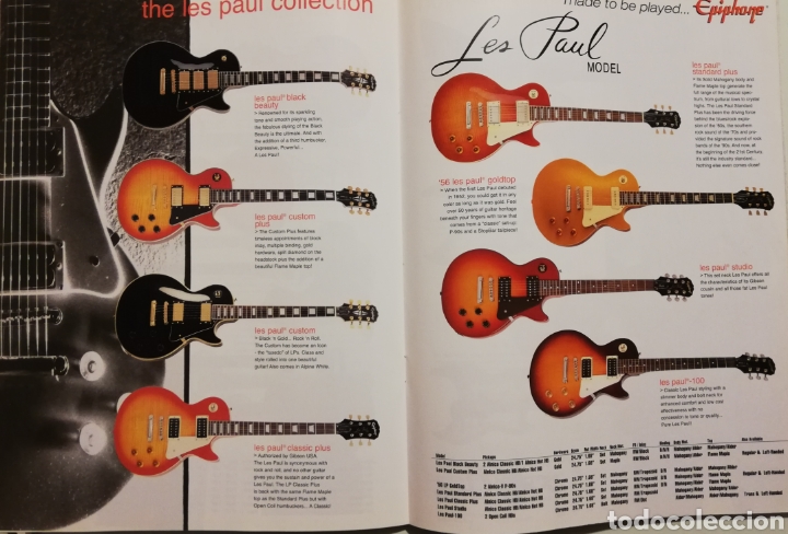 Instrumentos musicales: EPIPHONE Cat&aacute;logo Guitarras 2004 - Foto 4