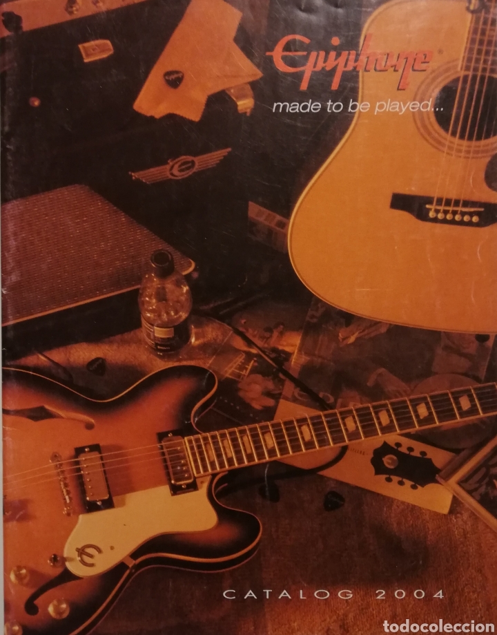 Instrumentos musicales: EPIPHONE Cat&aacute;logo Guitarras 2004 - Foto 1