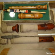 Instrumentos musicales: FLAUTAS ALTO Y SOPRANO DOLMETSCH Y KOBLICZEK. Lote 190212966