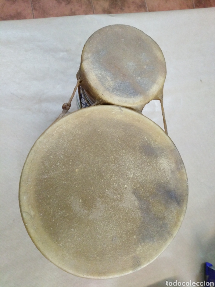 Instrumentos musicales: Timbal antiguo, ceramica - Foto 2