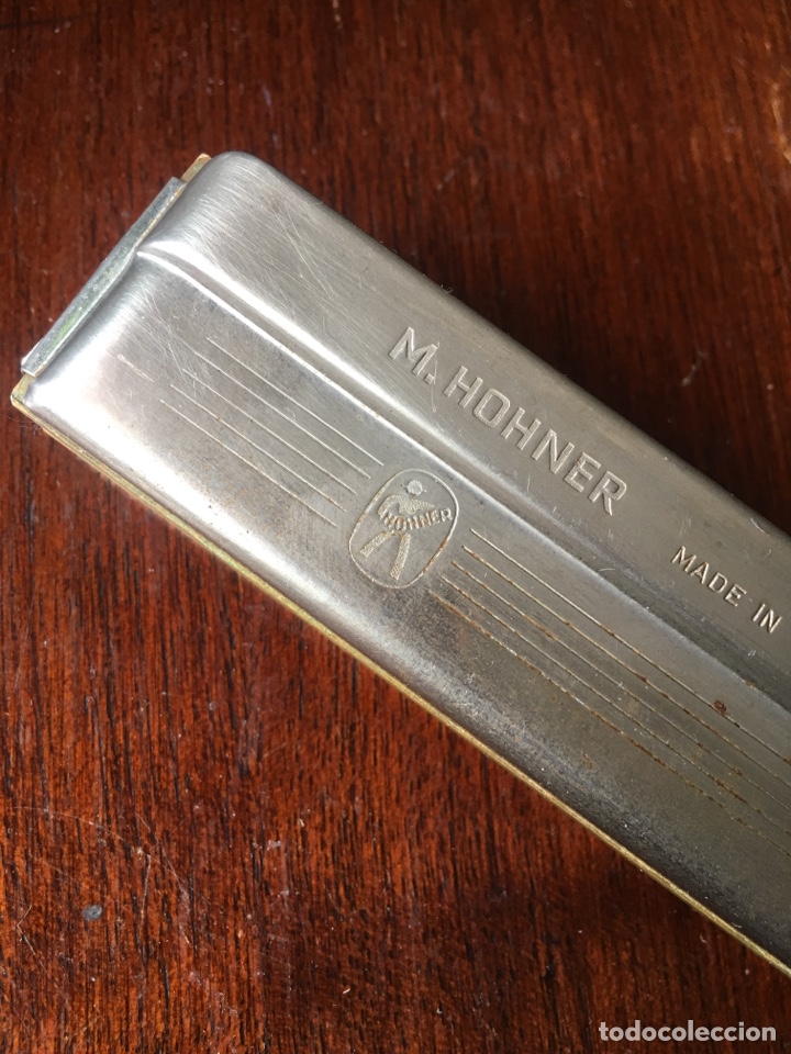 Instrumentos musicales: Vintage Arm&oacute;nica M.Hohner made in Germany Echo - Foto 8