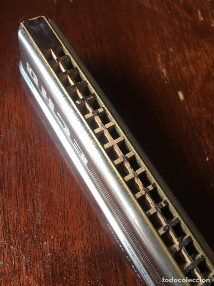 Instrumentos musicales: Vintage Arm&oacute;nica M.Hohner made in Germany Echo - Foto 10
