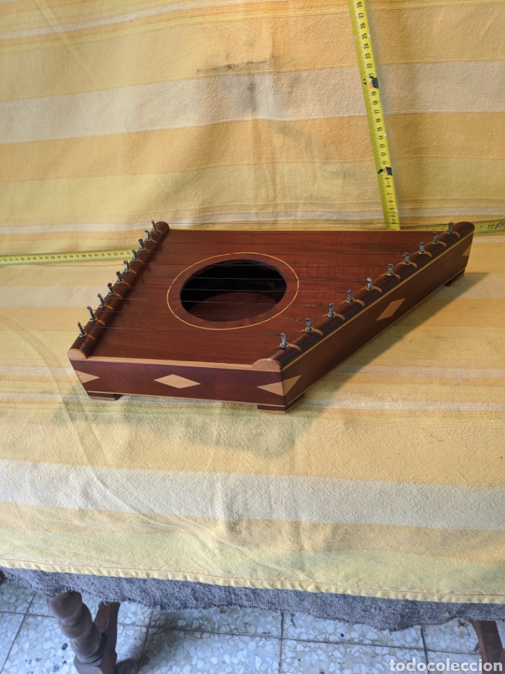 Instrumentos musicales: Caja arpa de caoba - Foto 3