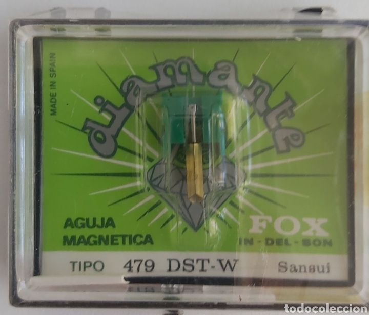 Instrumentos musicales: AGUJA TOCADISCOS SANSUI - FOX 479- DST - W - Foto 3
