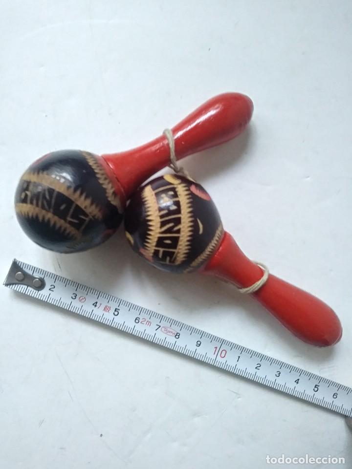 Instrumentos musicales: MARACAS DE MADERA 11cm - Foto 5
