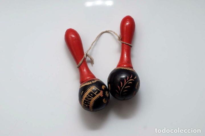 Instrumentos musicales: MARACAS DE MADERA 11cm - Foto 6