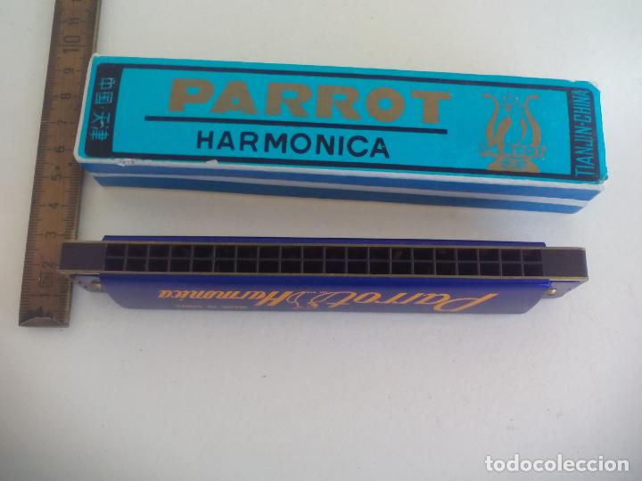 Instrumentos musicales: HARMONICA PARROT CON CAJA ORIGINAL EN BUEN ESTADO - Foto 4