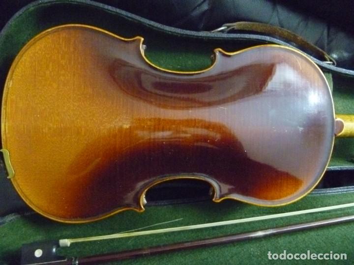 Instrumentos musicales: Antiguo violín 4x4 etiqueta Antonio Stradivarius - Foto 4 - 221554087