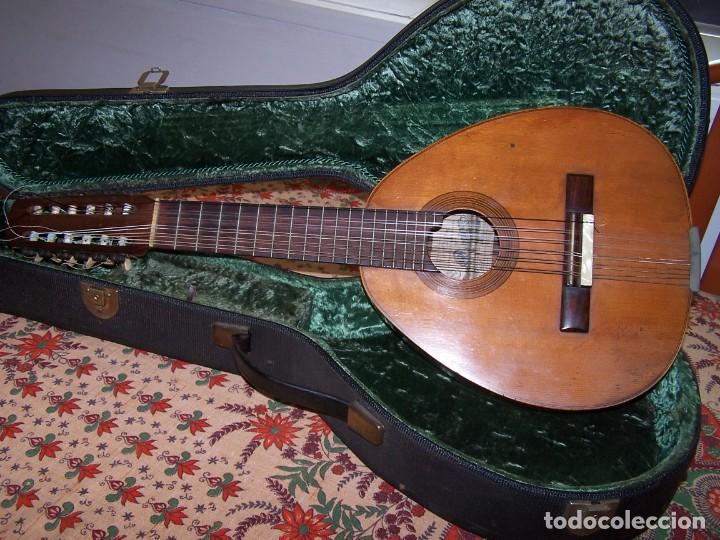 Instrumentos musicales: BANDURRIA JOSE RAMIREZ MADRID 1958 - Foto 14