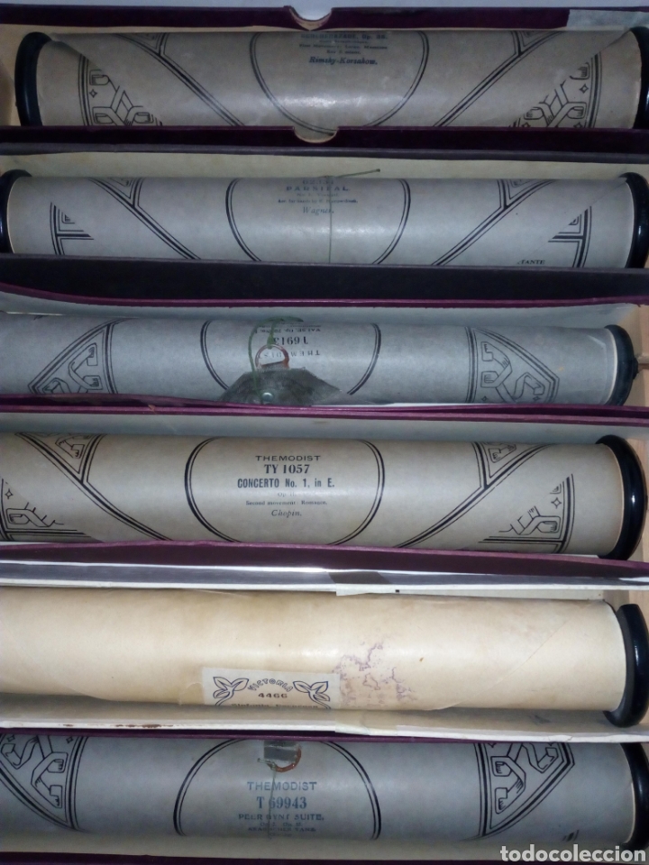 Instrumentos musicales: LOTE ROLLOS DE PIANOLA - Foto 9