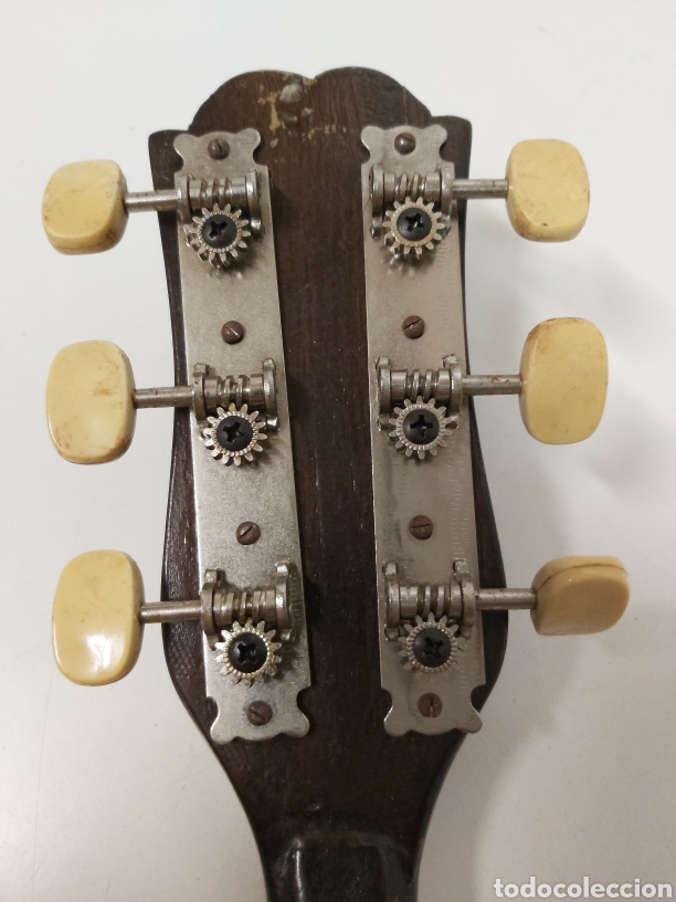 Instrumentos musicales: Peque&ntilde;a y antigua mandolina - Foto 9