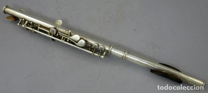 Instrumentos musicales: Flauta travesera Imperial en plata de la casa Boosey & Hawkes Londres mediados del siglo XX - Foto 6 - 230318535