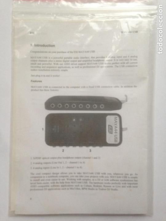 Instrumentos musicales: TARJETA DE SONIDO MAYA A4 USB AUDIO INTERFACE - Foto 4