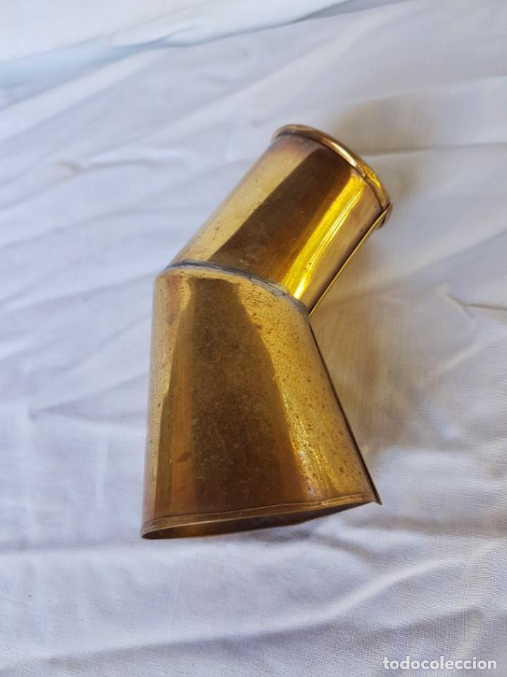 Instrumentos musicales: Codo lat&oacute;n para gramola - Foto 1