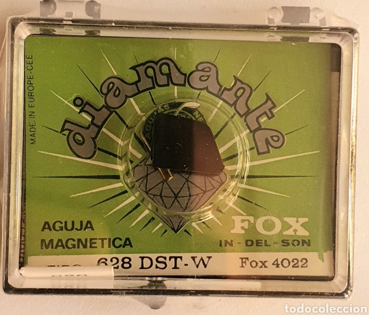Instrumentos musicales: AGUJA TOCADISCOS FOX 628 - DST-W/DIAMANTE - Foto 2