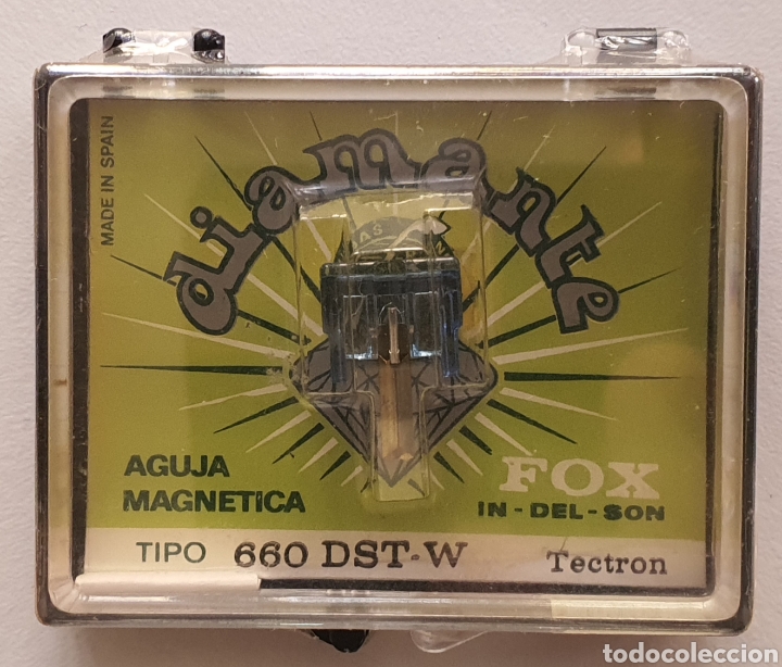 Instrumentos musicales: AGUJA TOCADISCOS TECTRON - 660 DST-W/DIAMANTE - Foto 1