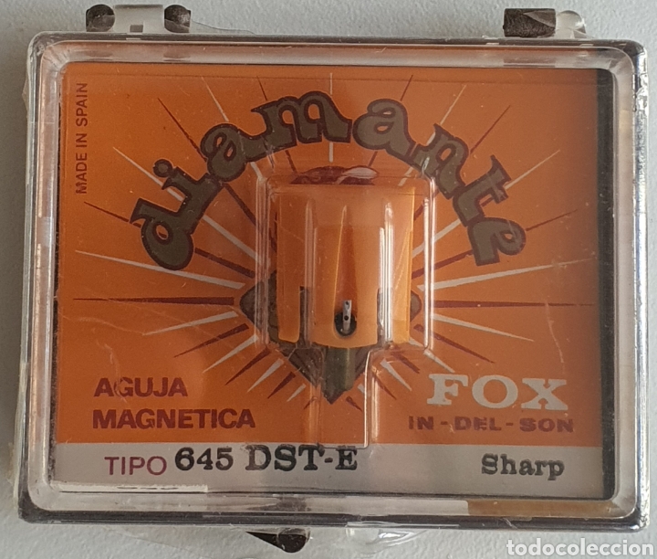 Instrumentos musicales: AGUJA TOCADISCOS SHARP 645 - DST-W/FOX/DIAMANTE - Foto 1