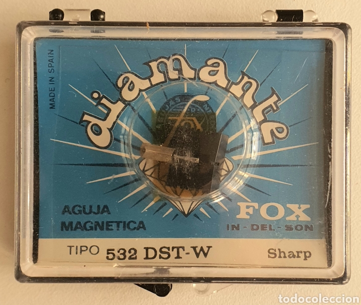 Instrumentos musicales: AGUJA TOCADISCOS SHARP 532 - DST-W - FOX/DIAMANTE - Foto 2