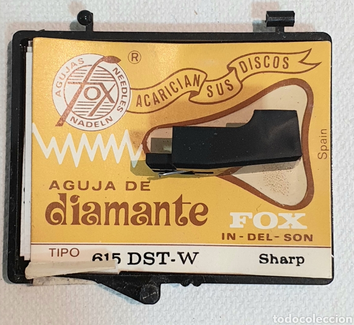 Instrumentos musicales: AGUJA TOCADISCOS FOX - 615 DST-W - SHARP/DIAMANTE - Foto 2