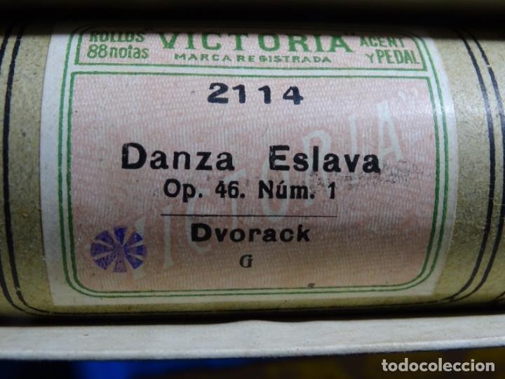 Instrumentos musicales: ROLLO DE PIANOLA. DANZA ESLAVA. DVORACK. - Foto 2