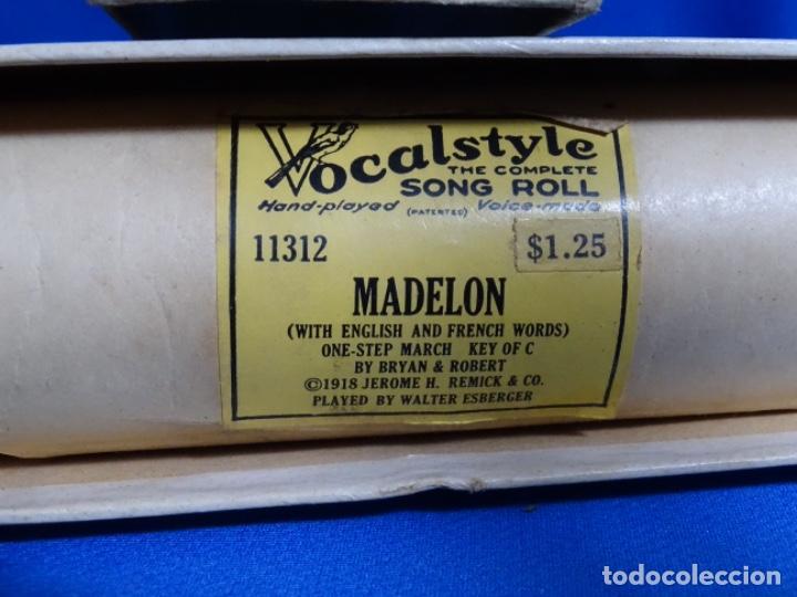 Instrumentos musicales: ROLLO DE PIANOLA. MADELON. 1918. - Foto 2