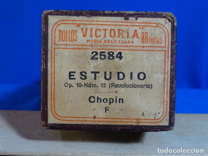 Instrumentos musicales: ROLLO DE PIANOLA. ESTUDIO. CHOPIN. - Foto 2