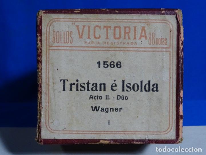 Instrumentos musicales: ROLLO DE PIANOLA. TRIST&Aacute;N E ISOLDA. WAGNER. - Foto 2