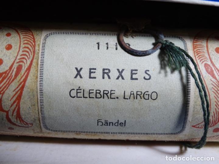 Instrumentos musicales: ROLLO DE PIANOLA. XERXES. H&Auml;NDEL. - Foto 2