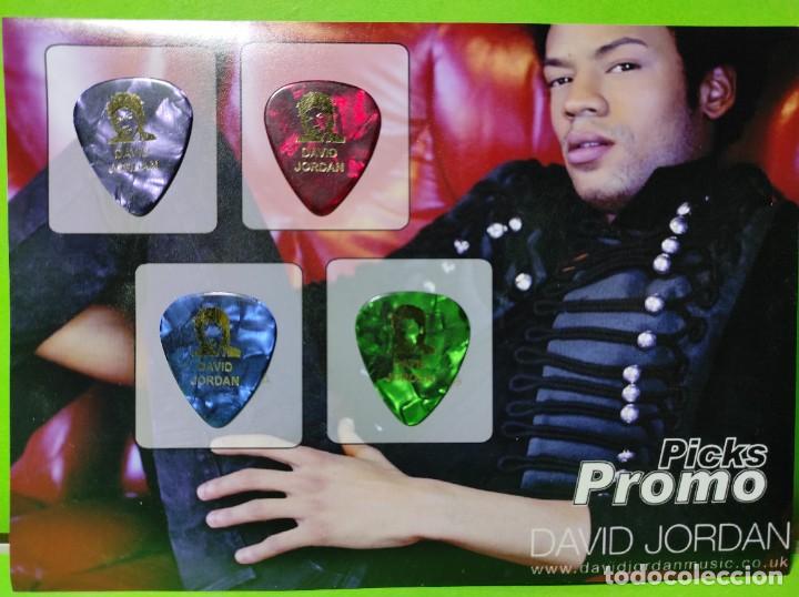Instrumentos musicales: DAVID JORDAN. COLECCI&Oacute;N DE 4 P&Uacute;AS DE GUITARRA. - Foto 1