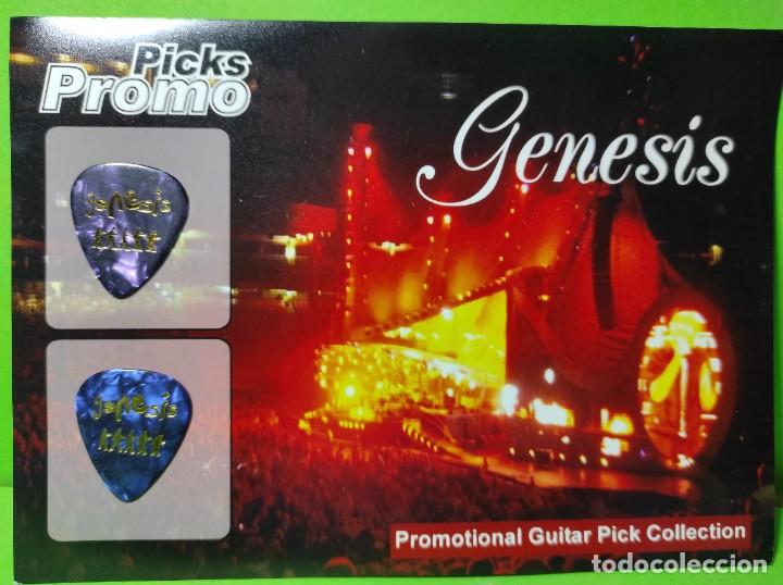 Instrumentos musicales: GENESIS. COLECCI&Oacute;N DE 2 P&Uacute;AS DE GUITARRA. - Foto 1