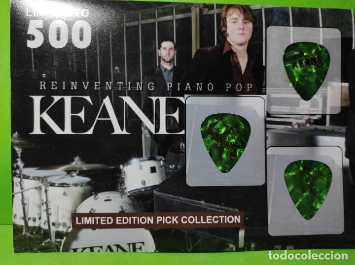 Instrumentos musicales: KEANE. COLECCI&Oacute;N DE 3 P&Uacute;AS DE GUITARRA. - Foto 1