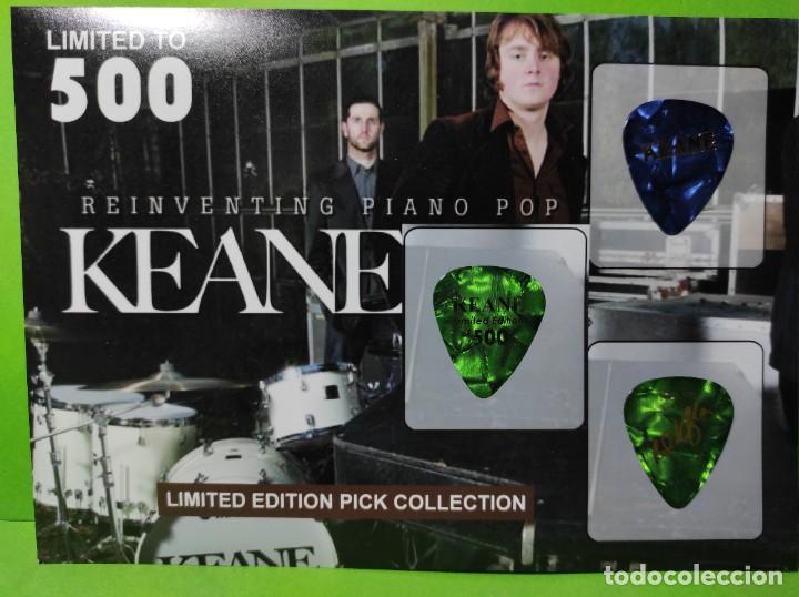 Instrumentos musicales: KEANE. COLECCI&Oacute;N DE 3 P&Uacute;AS DE GUITARRA. - Foto 1