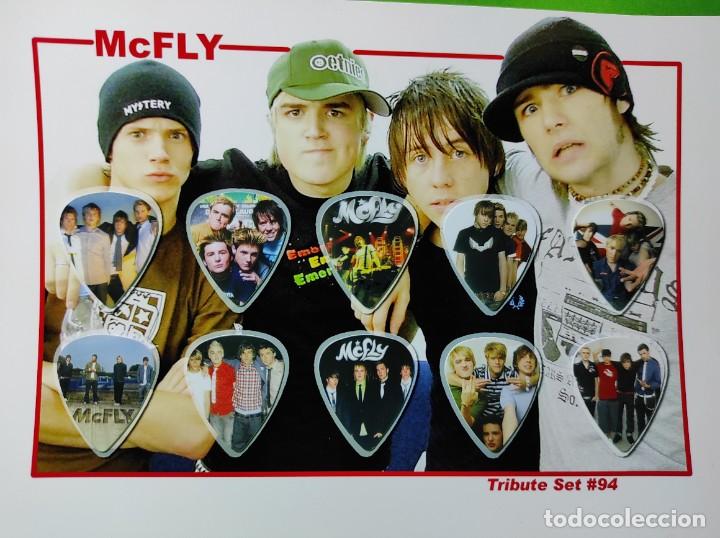 Instrumentos musicales: MCFLY. COLECCI&Oacute;N DE 10 P&Uacute;AS DE GUITARRA. - Foto 1