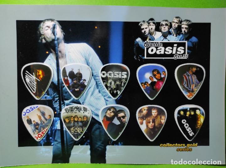 Instrumentos musicales: OASIS. COLECCI&Oacute;N DE 10 P&Uacute;AS DE GUITARRA. - Foto 1