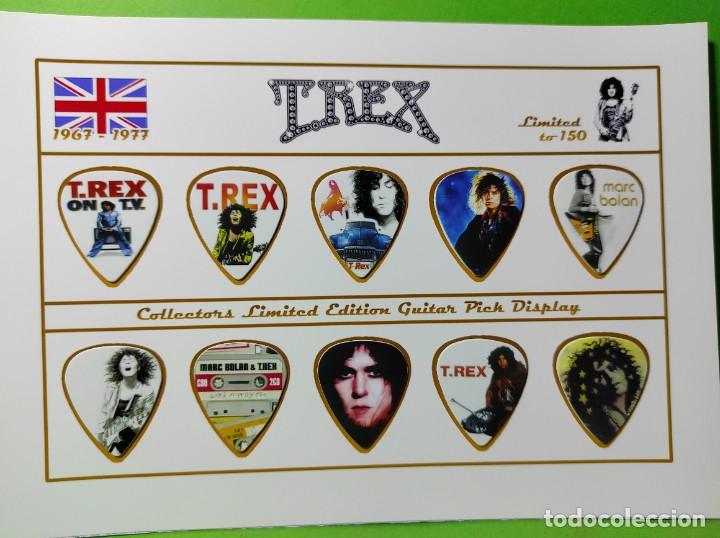 Instrumentos musicales: T-REX. COLECCI&Oacute;N DE 10 P&Uacute;AS DE GUITARRA. - Foto 1