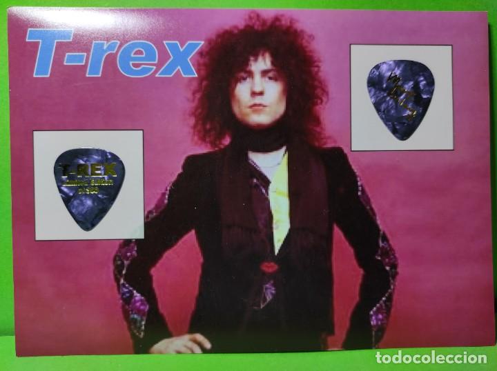 Instrumentos musicales: T-REX. COLECCI&Oacute;N DE 2 P&Uacute;AS DE GUITARRA. - Foto 1
