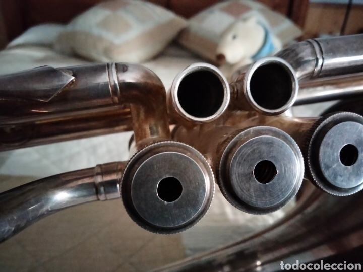 Instrumentos musicales: Tromb&oacute;n de pistones Besson Paris - Foto 4
