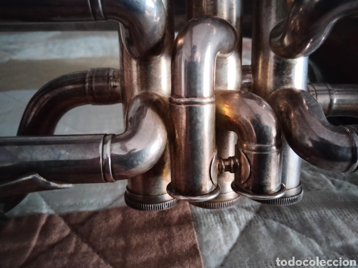 Instrumentos musicales: Tromb&oacute;n de pistones Besson Paris - Foto 5