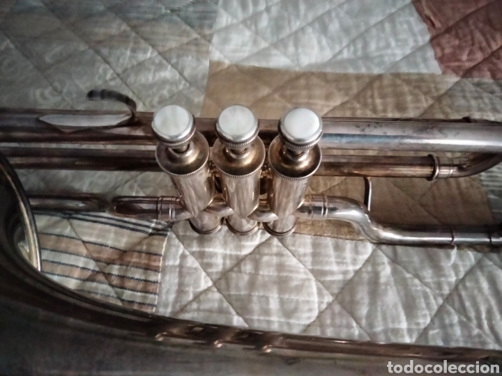 Instrumentos musicales: Tromb&oacute;n de pistones Besson Paris - Foto 6