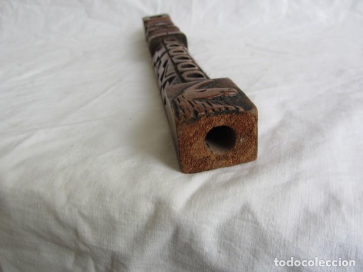 Instrumentos musicales: Flauta de madera tallada t&iacute;pica de Bolivia - Foto 7