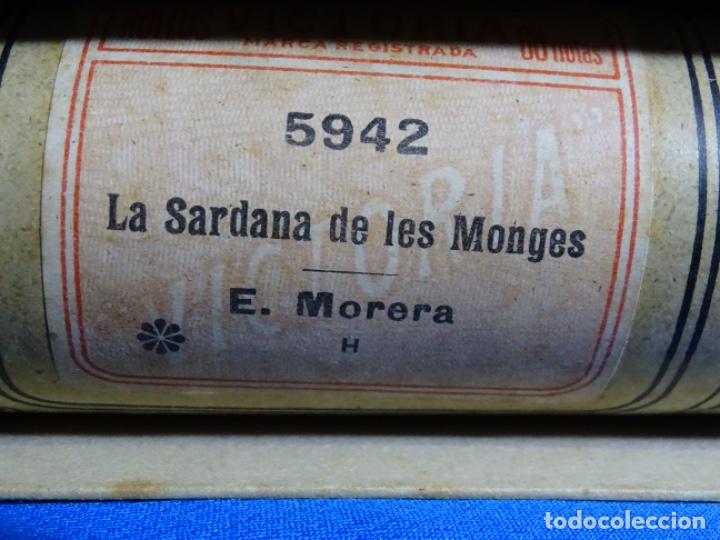 Instrumentos musicales: ROLLO DE PIANOLA. LA SARDANA DE LES MONGES. E. MORERA - Foto 2