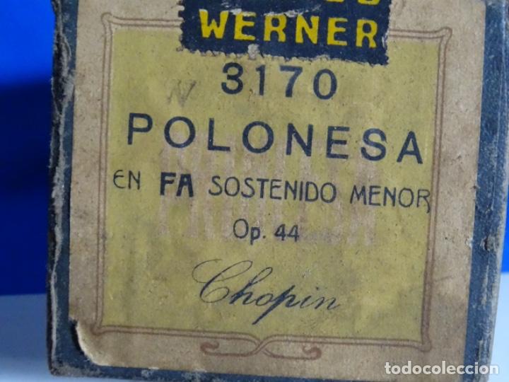 Instrumentos musicales: ROLLO DE PIANOLA. POLONESA. CHOPIN. - Foto 2
