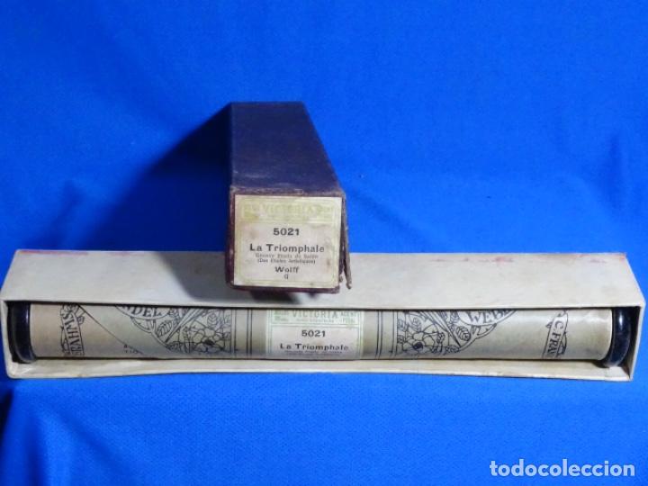 Instrumentos musicales: ROLLO DE PIANOLA. TRIOMPHALE. WOLFF. - Foto 1
