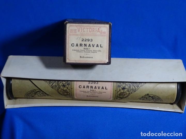 Instrumentos musicales: ROLLO DE PIANOLA. CARNAVAL. SCHUMANN. - Foto 1